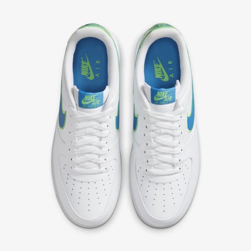 Nike Air Force 1 ホワイト/グリーン/ブルー　22.5 Nike Air Force 1 White/Blue/Green | DA4660-100 | Grailify